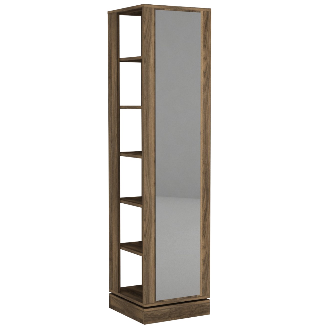 Dulap Hol Rotativ, Bold Turn, UnicUtil, 44.8 x 44.8 x 180 cm, Maro - imagine 7