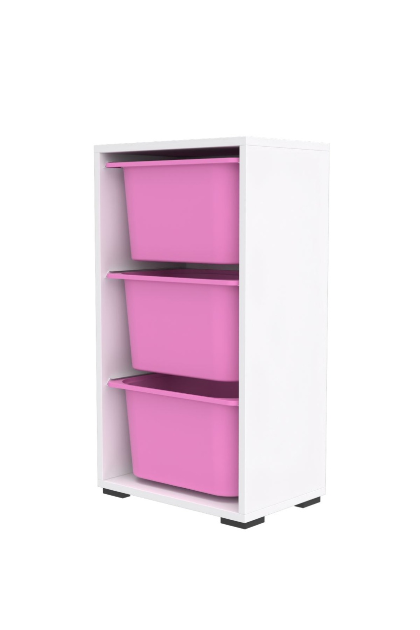 Dulap multifunctional, Drift echo, UnicUtil, Culoarea Alb Roz - 3 | YEO