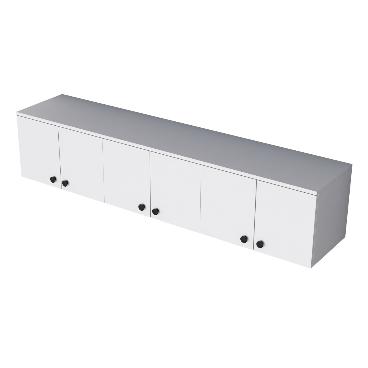 Dulap multifuncțional, Ea103 2566, UnicUtil, Alb, Lățime: 179,6 cm, Înălțime: 43,6 cm, Adâncime: 37,5 cm - view 3