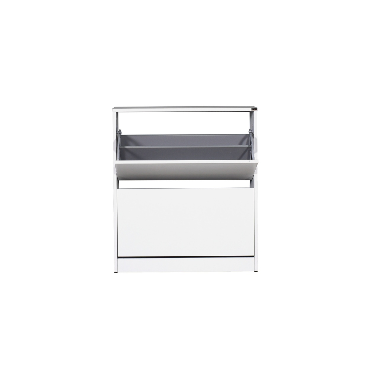 Dulap pentru pantofi, Shc 520, UnicUtil, Alb,Lățime: 73 cm, Înălțime: 84 cm, Adâncime: 26 cm - view 3