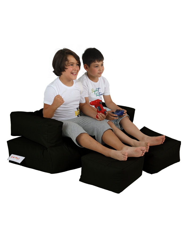 Fotoliu Puf Gradina, Ridge ember, UnicUtil, Culoarea Negru - 2 | YEO