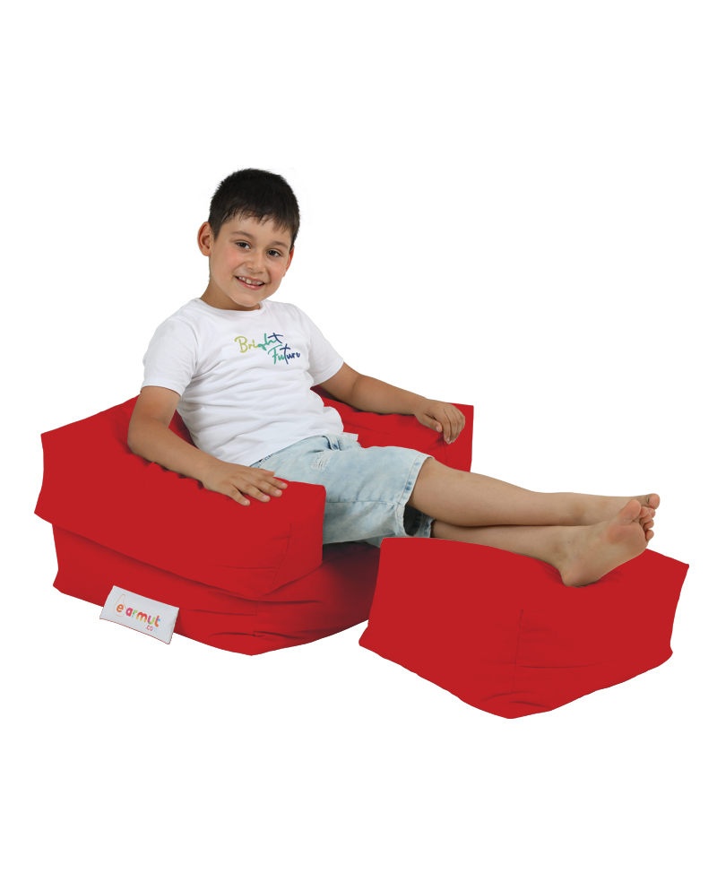 Fotoliu Puf Gradina, Ripple glow, UnicUtil, Culoarea Rosu - 1 | YEO