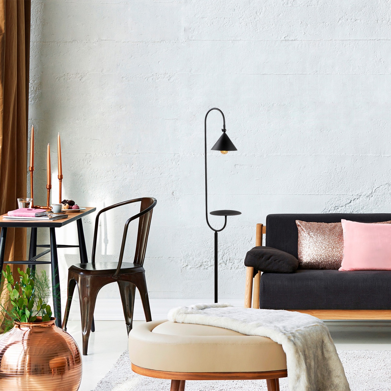 Lampadar, Storm spark, UnicUtil, Culoarea Negru Auriu