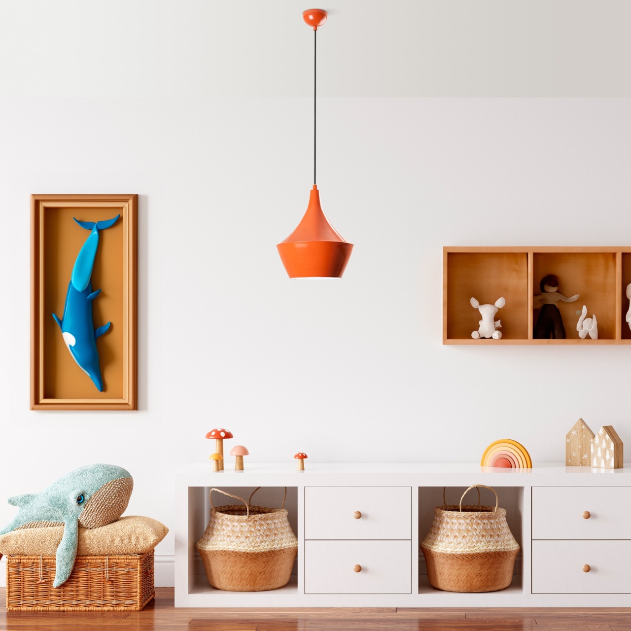Lustra, Wave ripple, UnicUtil, Culoarea Portocaliu - 2 | YEO