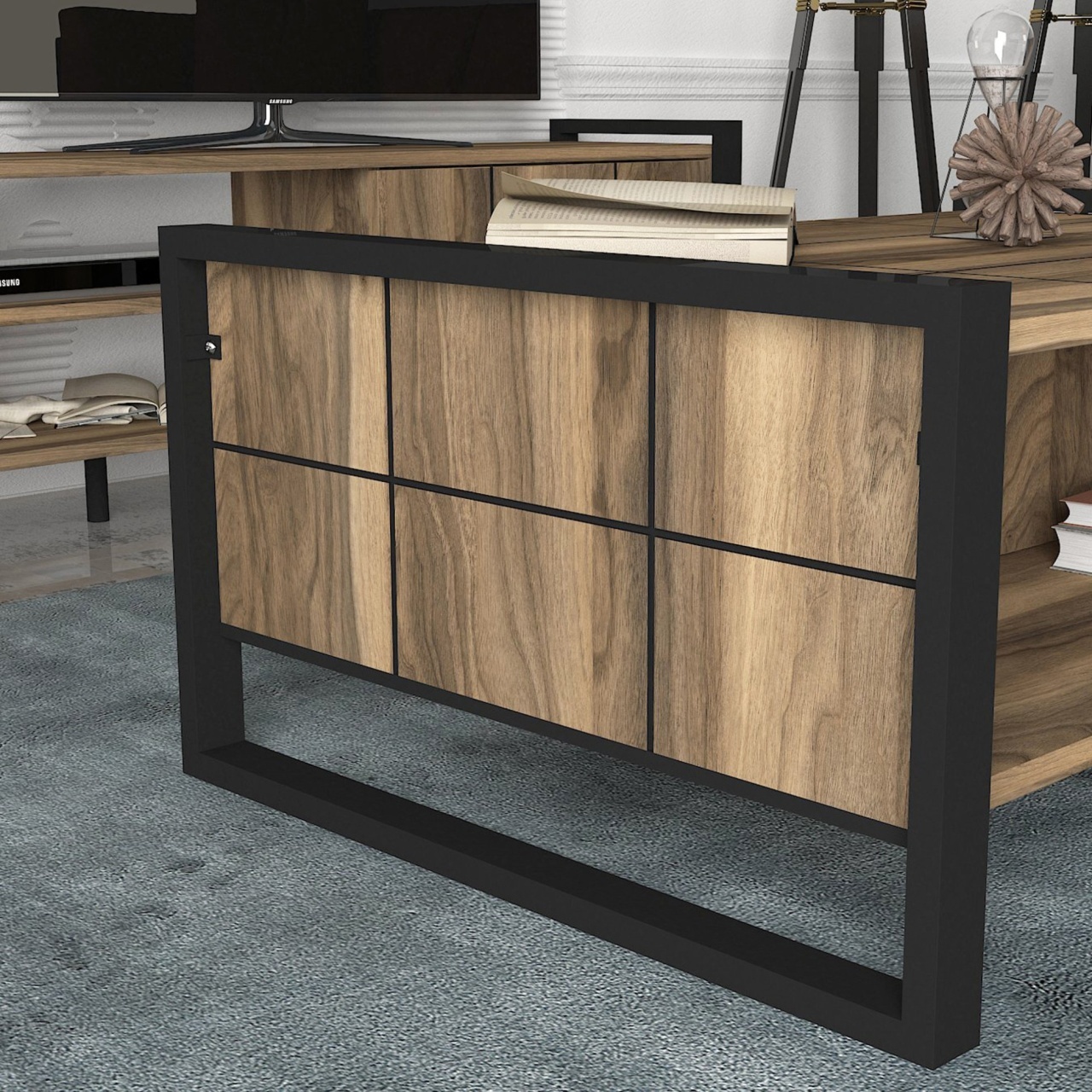 Masa de cafea, Clear Design, UnicUtil, Nuc, UUMC41 - 4 | YEO