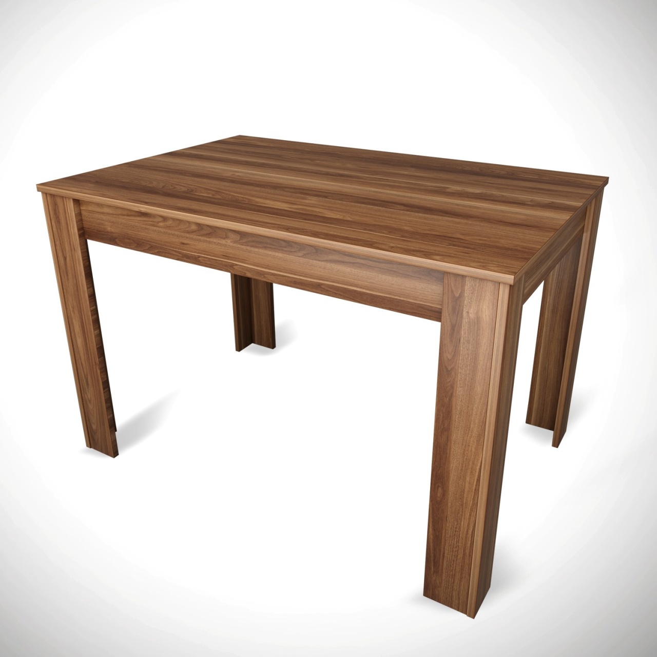 Masă de sufragerie, Single 120, UnicUtil, Nuc, Lățime: 120 cm, Înălțime: 78 cm, Adâncime: 80 cm - imagine 5