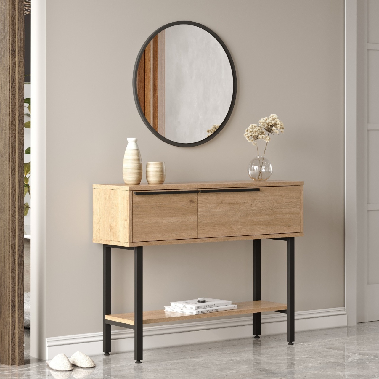 Masa decor, On12 S, UnicUtil, Nuc, Lățime: 100 cm, Înălțime: 76 cm, Adâncime: 29,5 cm - view 5