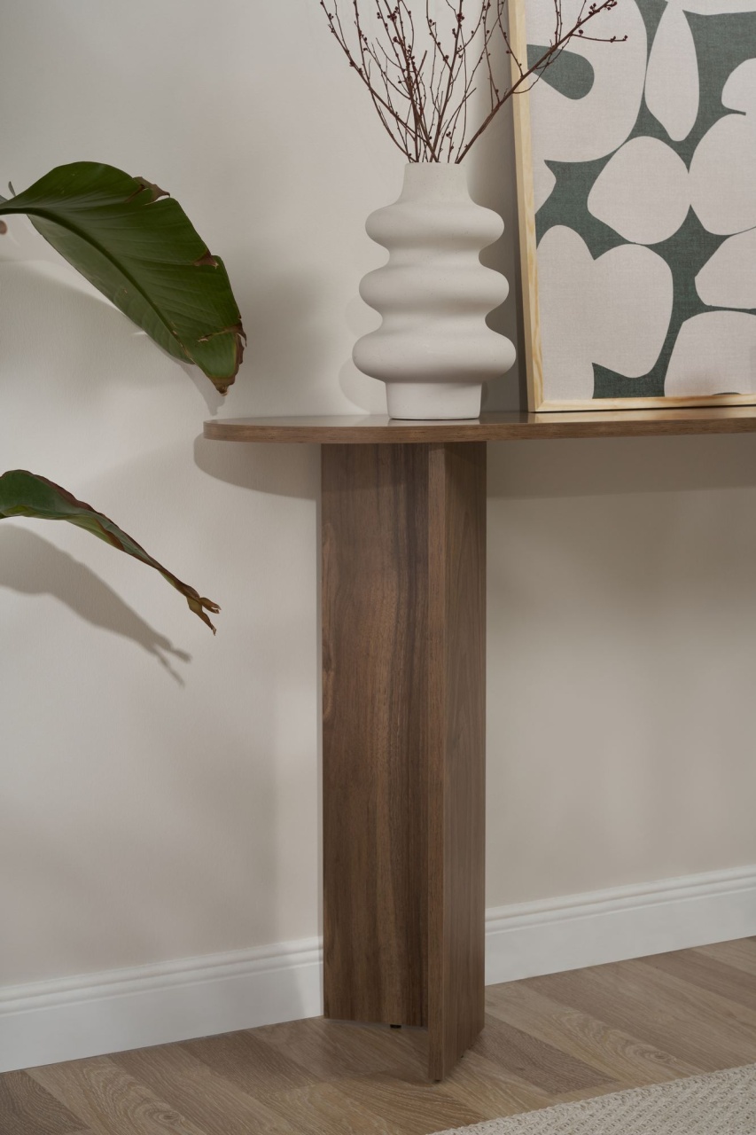 Masa decor, Sira Walnut, UnicUtil, Nuc, Lățime: 150 cm, Înălțime: 75 cm, Adâncime: 35 cm - view 6