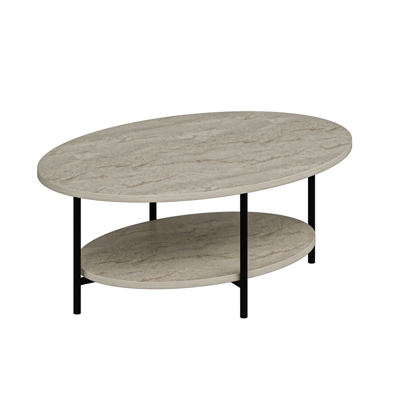 Măsuţă de cafea, Elis Travertine, UnicUtil, Travertin, Lățime: 90 cm, Înălțime: 36 cm, Adâncime: 60 cm - view 7