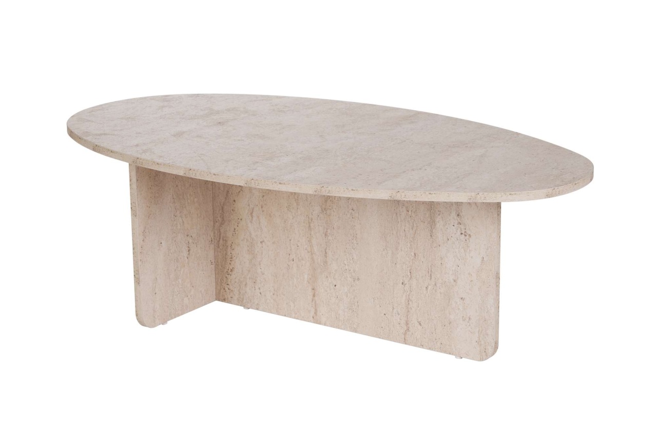 Măsuţă de cafea, Orba Travertine, UnicUtil, Travertin, Lățime: 120 cm, Înălțime: 40 cm, Adâncime: 65 cm - view 8