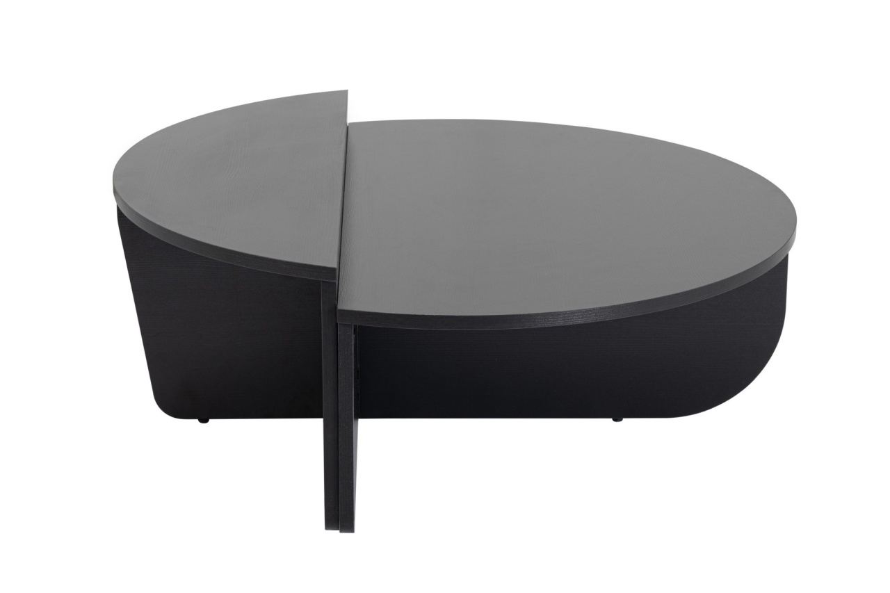 Măsuţă de cafea, Orion Wood, UnicUtil, Lemn-Negru, Lățime: 90 cm, Înălțime: 30 cm, Adâncime: 60 cm, 241NRD1102 - view 4