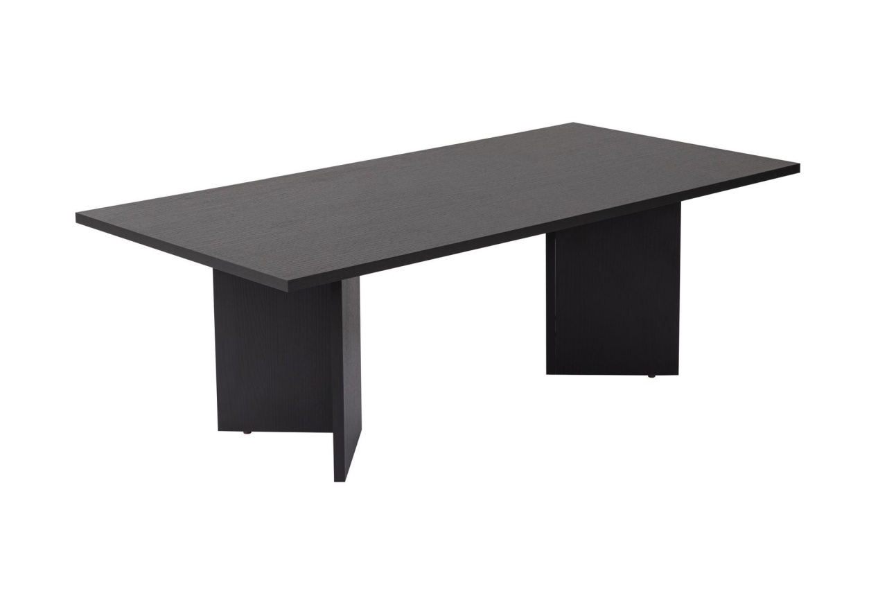 Măsuţă de cafea, Sabin Wood, UnicUtil, Negru din lemn, Lățime: 119 cm, Înălțime: 40 cm, Adâncime: 60 cm - view 4