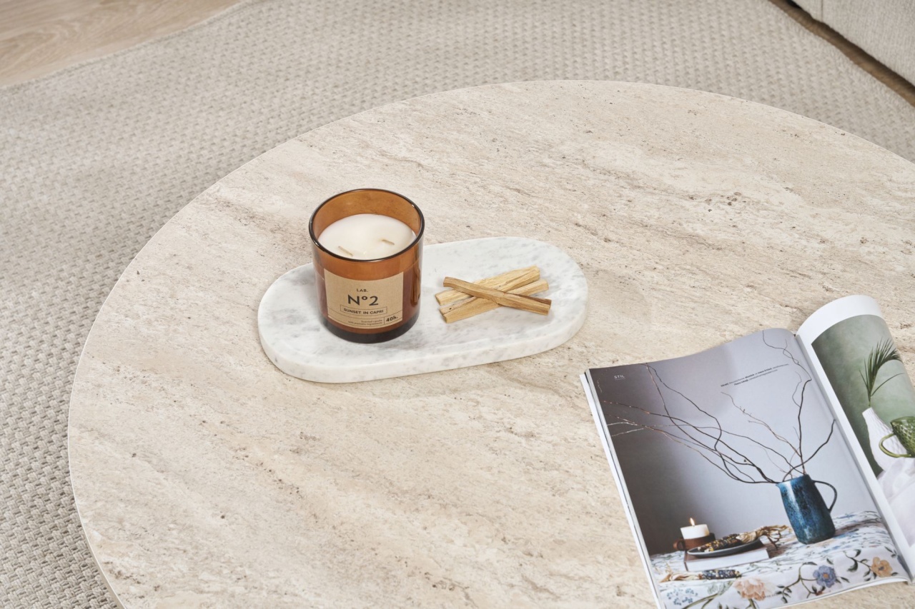 Măsuţă de cafea, Soleil Travertine, UnicUtil, Travertin, Lățime: 90 cm, Înălțime: 40 cm, Adâncime: 90 cm - view 2