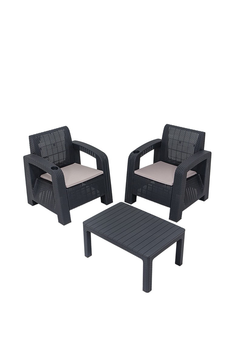 Mobilier Gradina, Flame echo, UnicUtil, Culoarea Gri - 1 | YEO