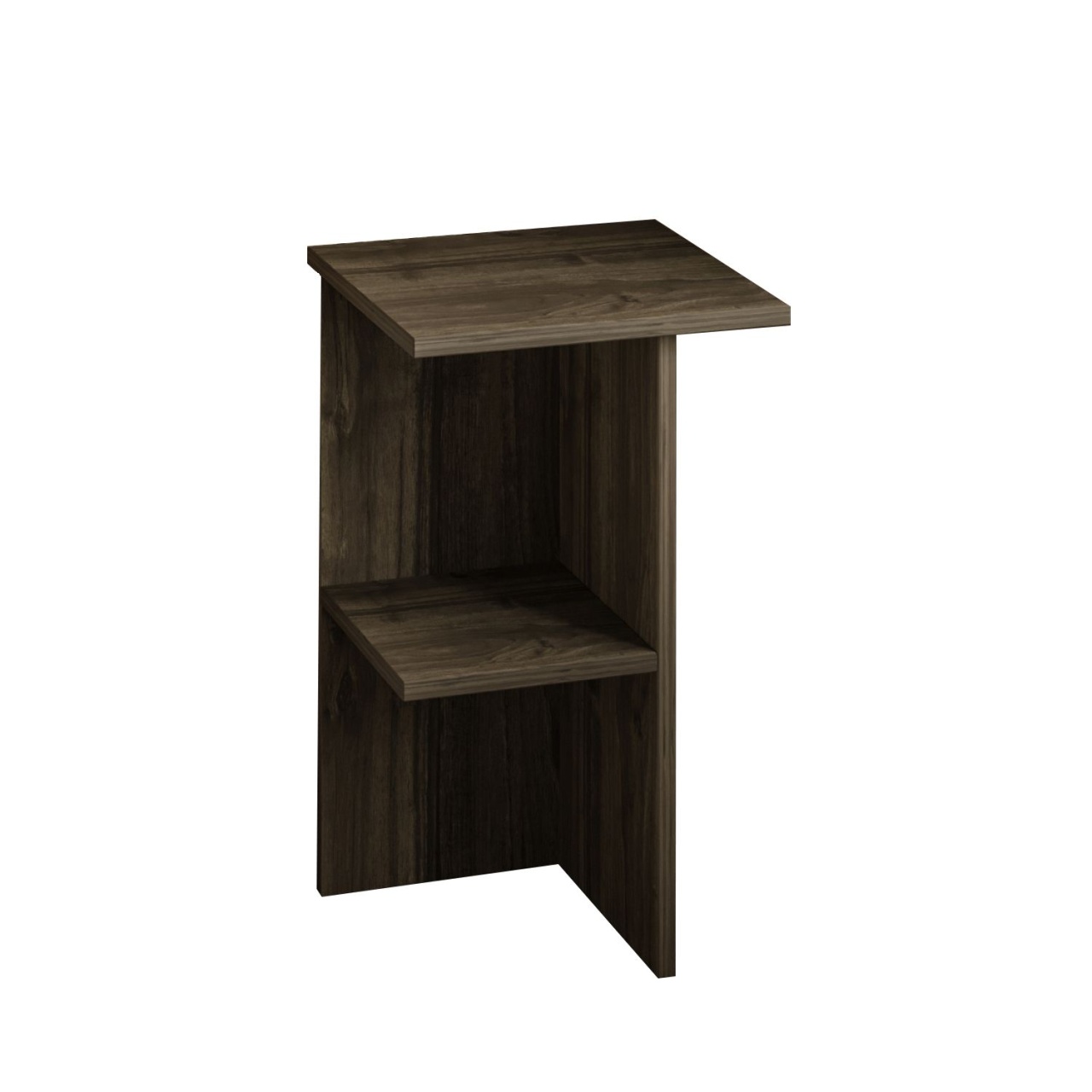 Noptieră, Leray Walnut, UnicUtil, Nuc, Lățime: 36 cm, Înălțime: 60 cm, Adâncime: 36 cm - view 5
