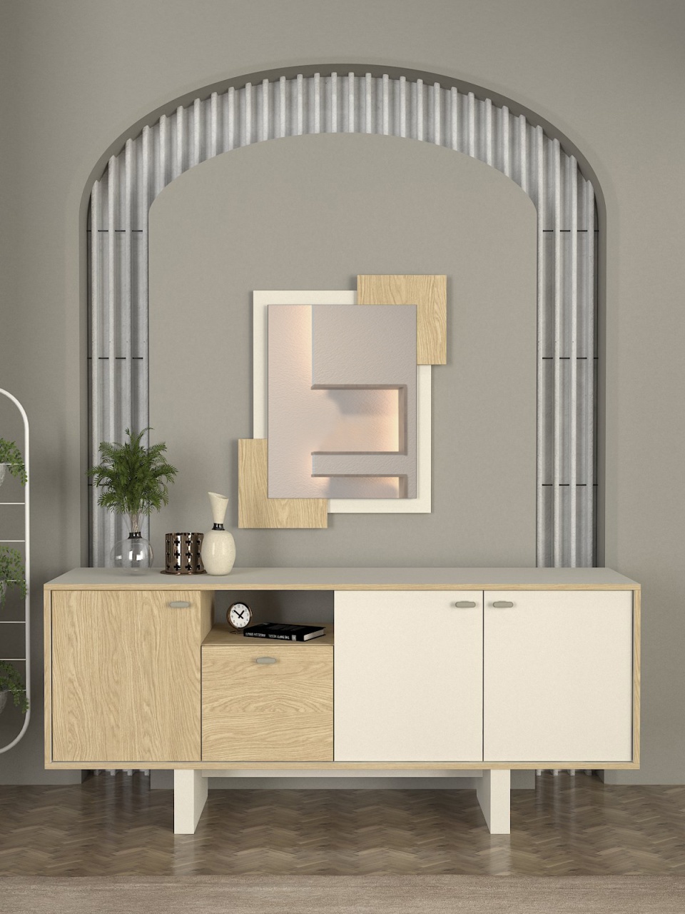 Oglinda, Urban Shape, UnicUtil, Crem, UUOGL24 - 3 | YEO