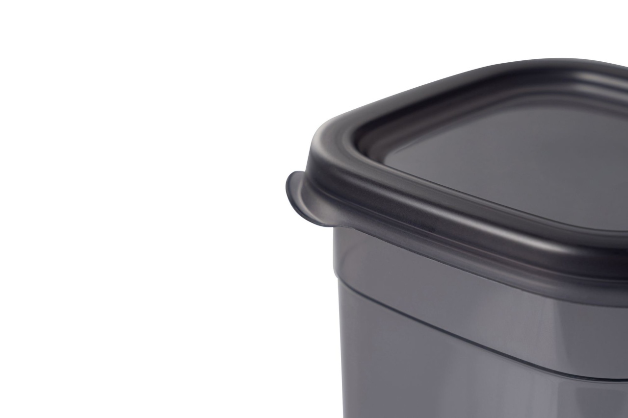 Set 6 recipiente alimentare , UnicUtil, Sturdy Modern, Antracit - 3 | YEO