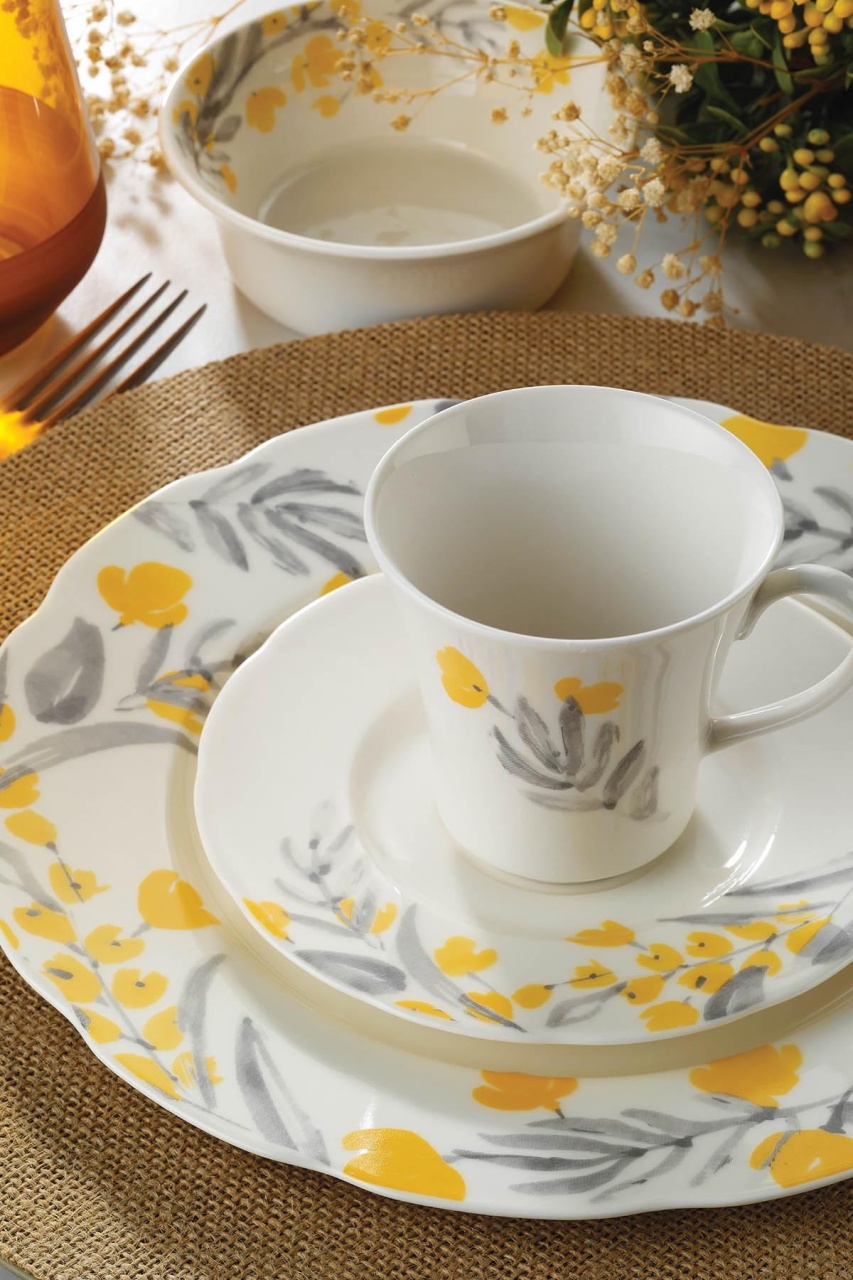 Set Farfurii (28 Bucati), Pieces drift, UnicUtil, Culoarea Multicolor - 1 | YEO