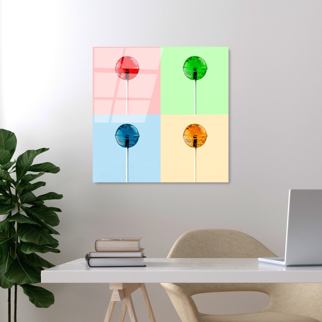 Tablou decorativ din sticla securizata, Ridge ridge, UnicUtil, Culoarea Multicolor - 2 | YEO