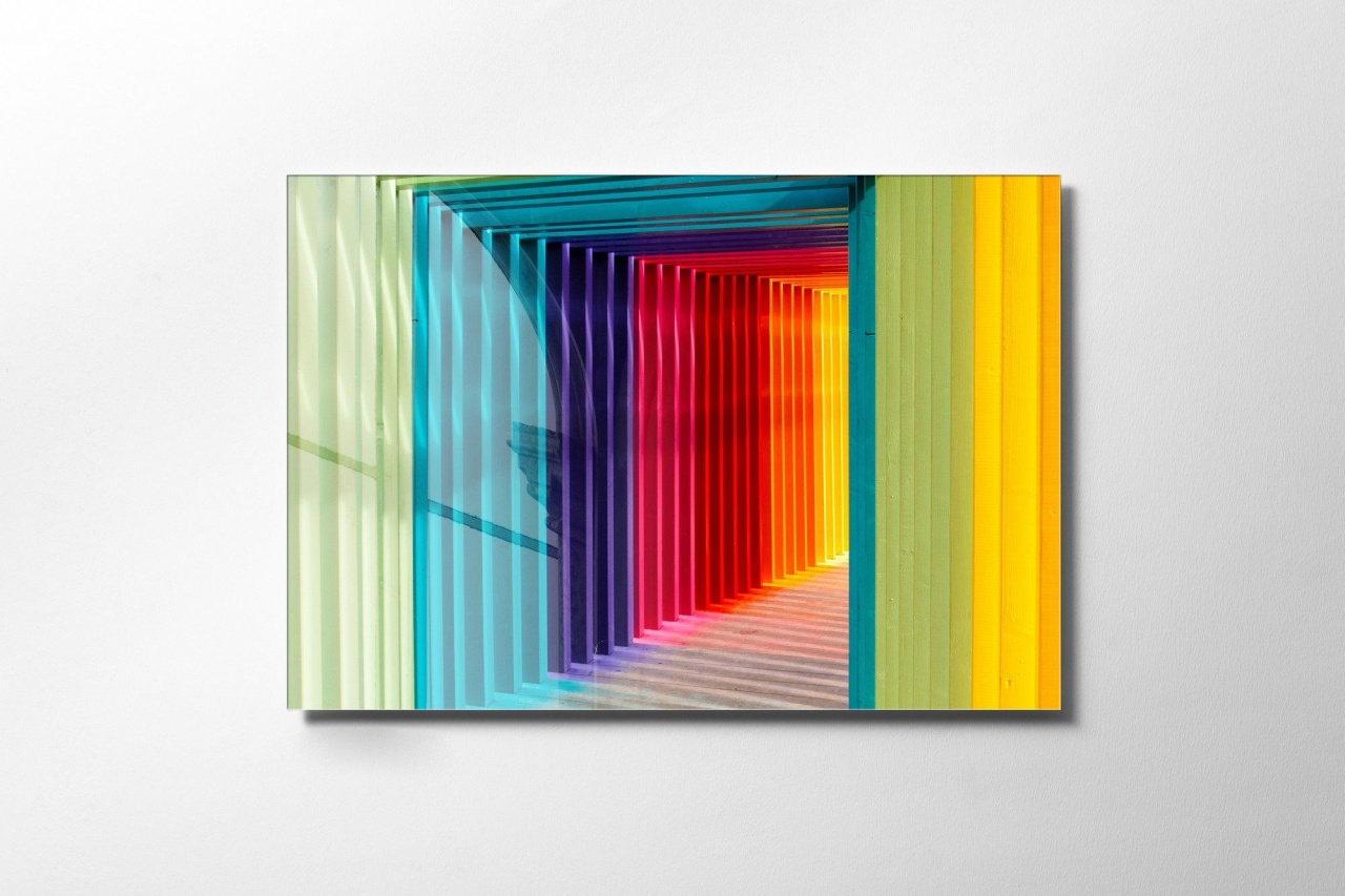 Tablou decorativ din sticla securizata, Shade ridge, UnicUtil, Culoarea Multicolor - view 5