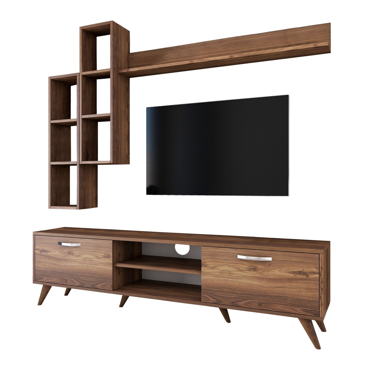 Unitate TV, M16 262, UnicUtil, Nuc, Lățime: 180 cm, Înălțime: 48,6 cm, Adâncime: 35 cm - view 7