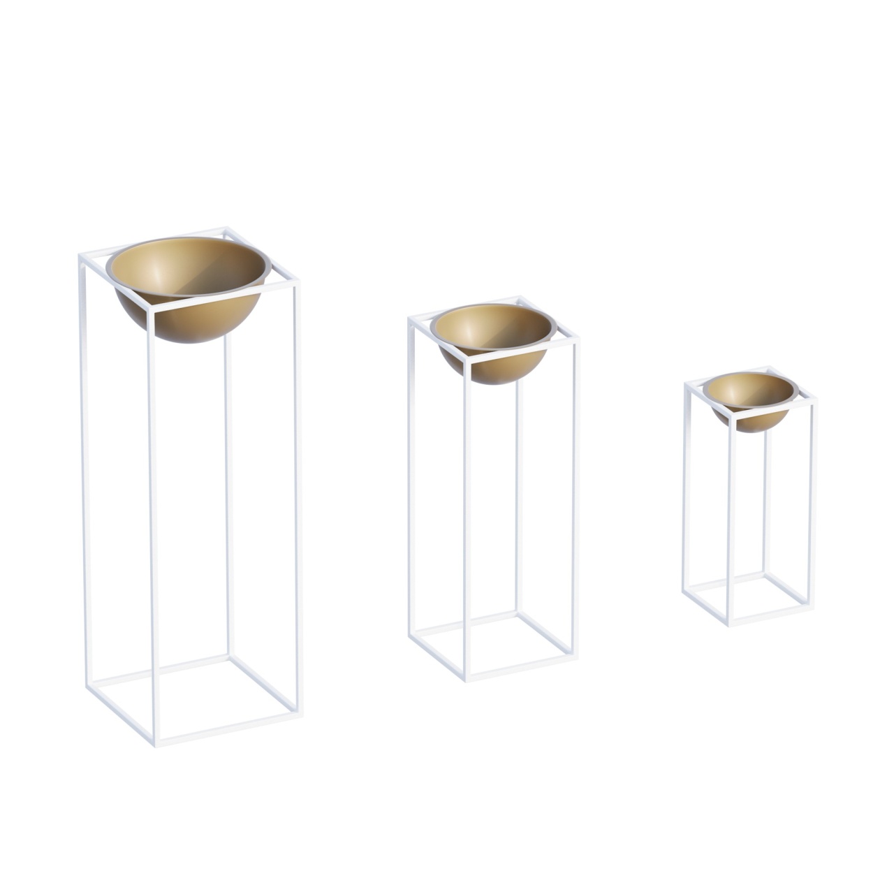 Vas Decorativ, Mist peak, UnicUtil, Culoarea Alb Auriu - 3 | YEO