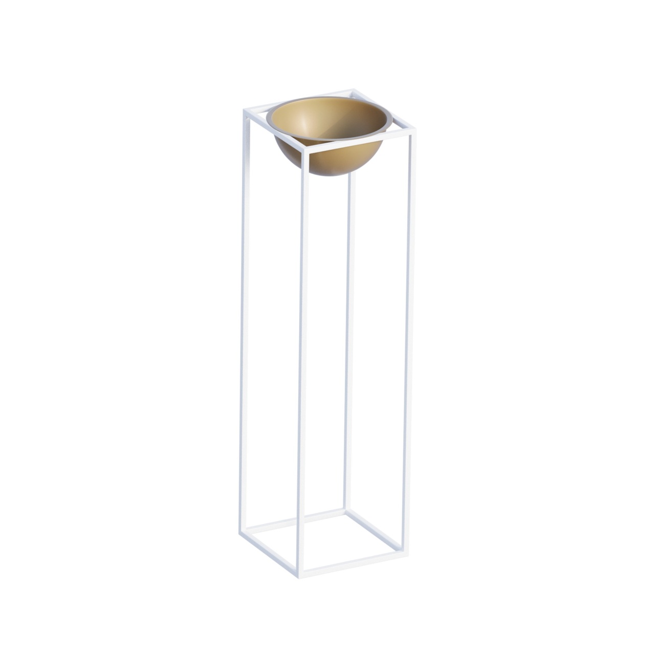 Vas Decorativ, Shade echo, UnicUtil, Culoarea Alb Auriu - 3 | YEO