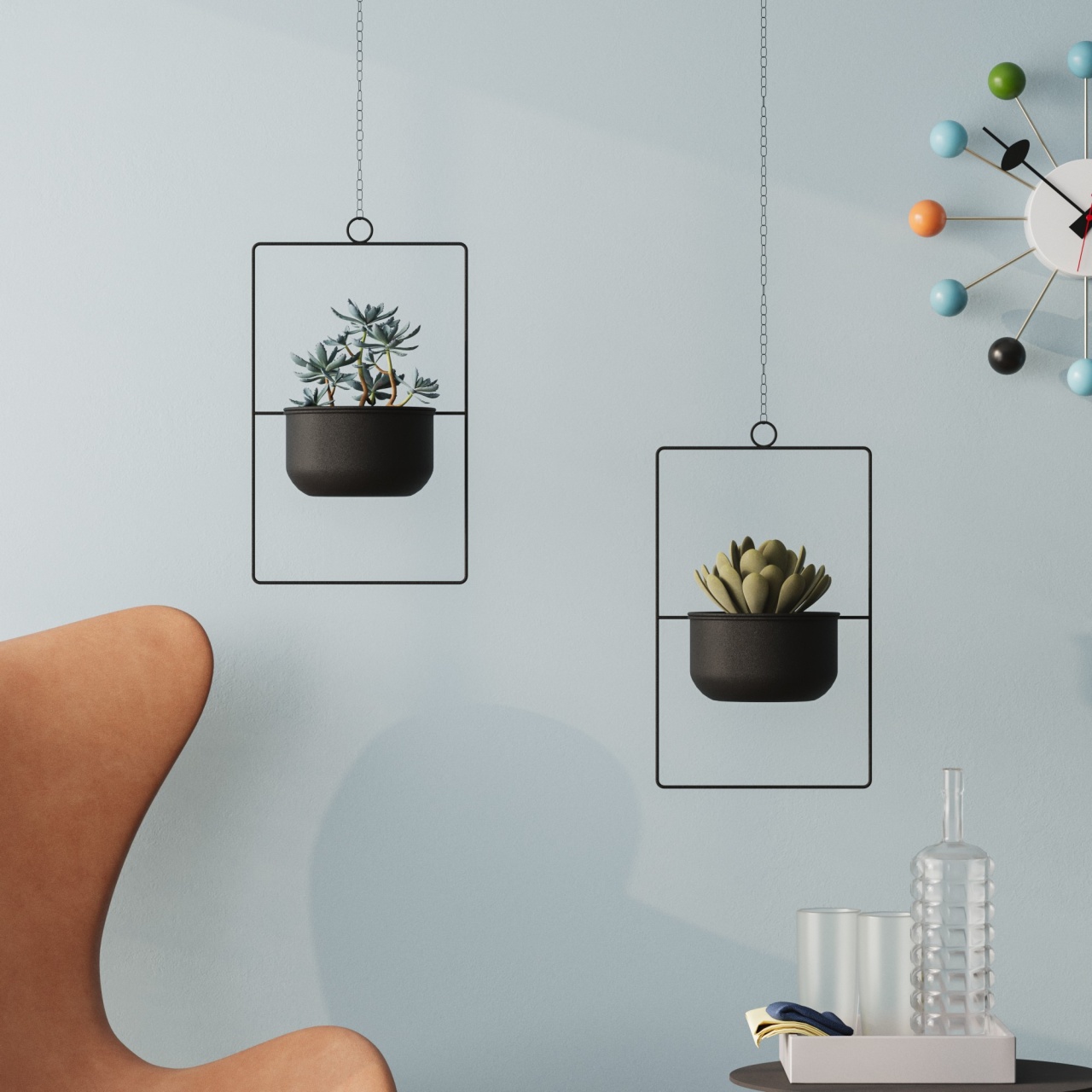 Vas Decorativ, Wave shade, UnicUtil, Culoarea Negru - 3 | YEO
