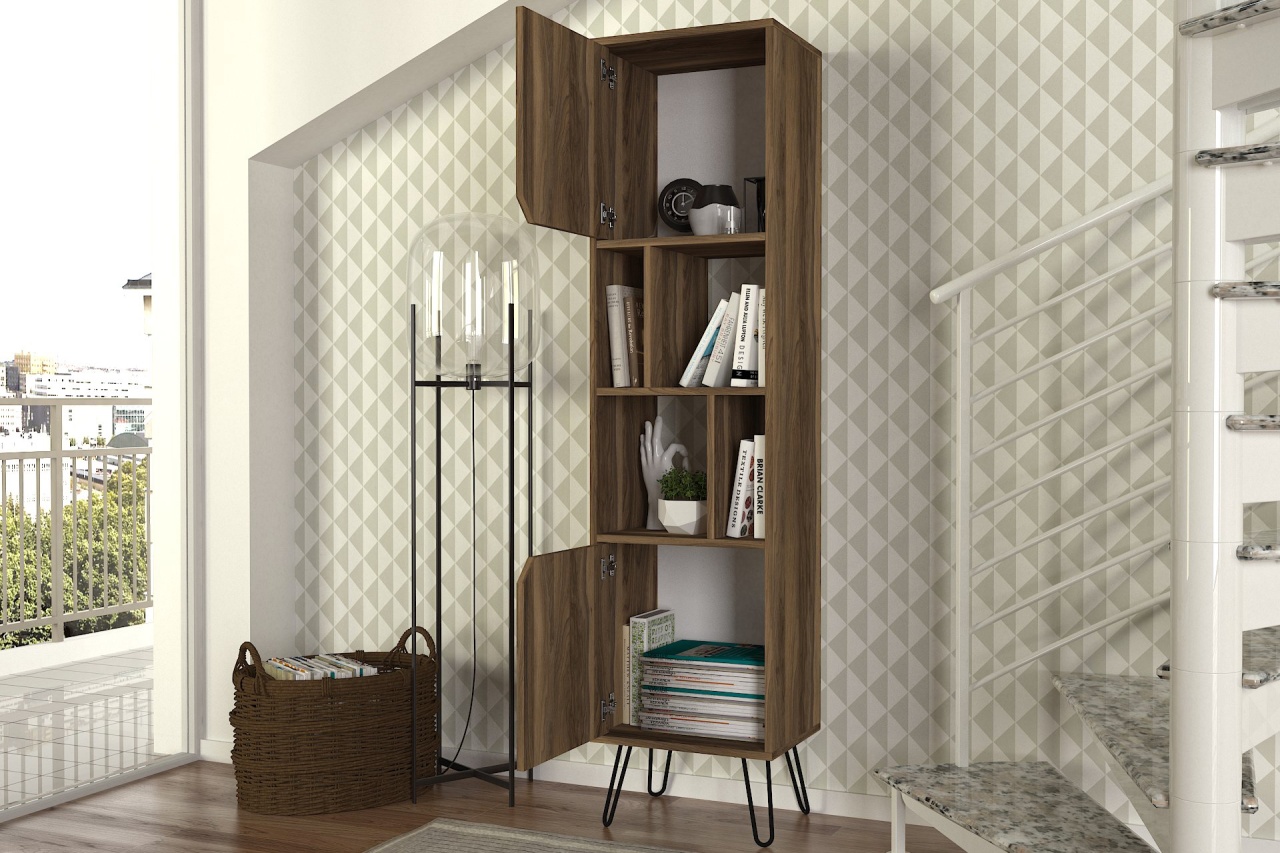 Biblioteca, Trendy Space, UnicUtil, 45 x 35 x 184 cm, Maro - imagine 3