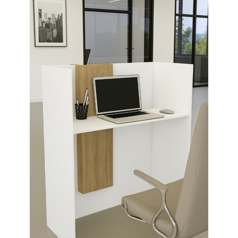 Birou recepție, Bonveno Front Desk, UnicUtil, Alb-Bej - imagine 3