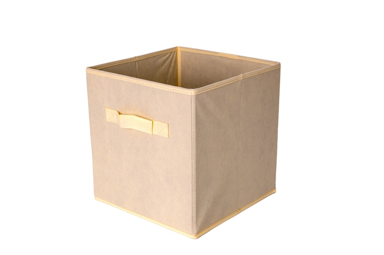 Cutie depozitare, Flex CreamBox, UnicUtil, 28 x 28 x 28 cm, Crem - imagine 4