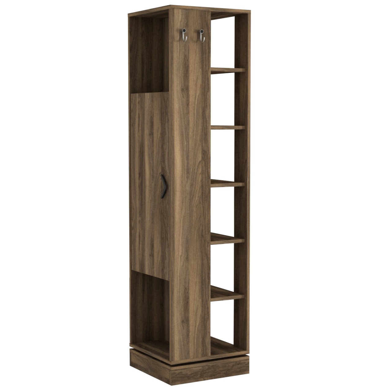 Dulap Hol Rotativ, Bold Turn, UnicUtil, 44.8 x 44.8 x 180 cm, Maro - imagine 8