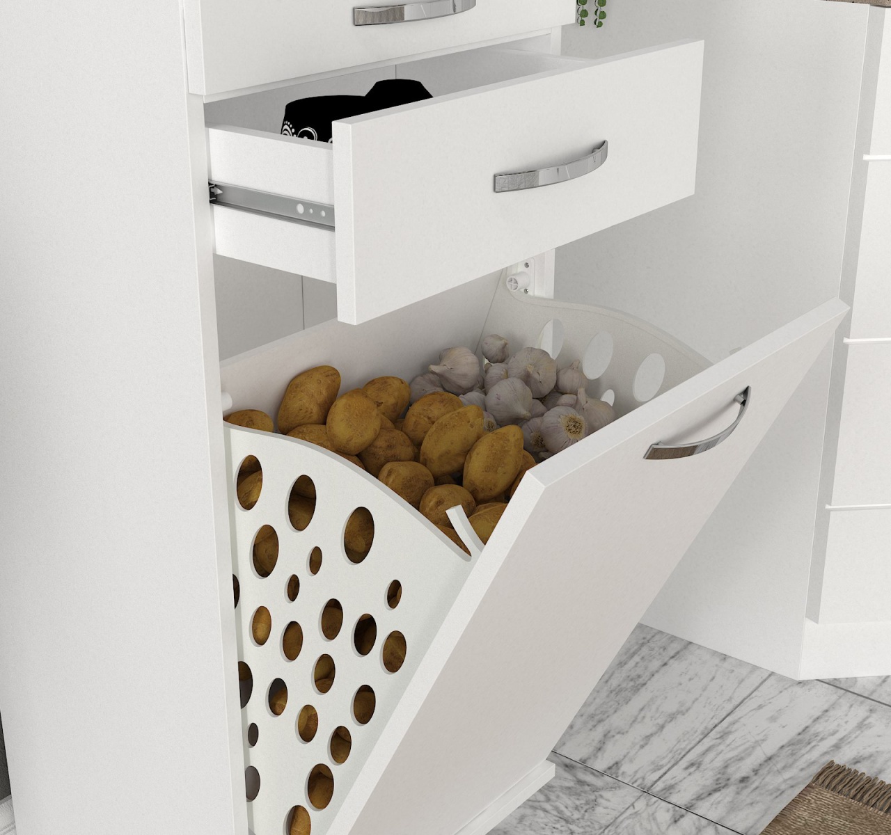 Dulap, Pure Style, UnicUtil, Alb, UUORG85 - 2 | YEO