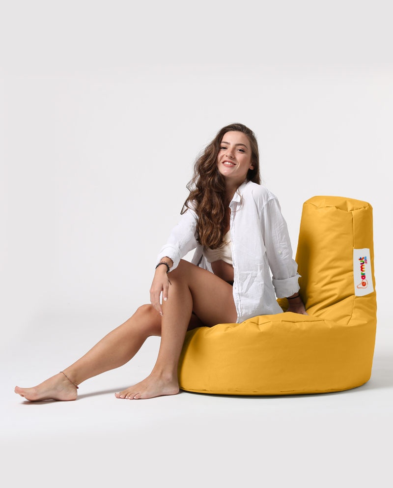 Fotoliu Puf Gradina, Cloud shell, UnicUtil, Culoarea Galben - 2 | YEO