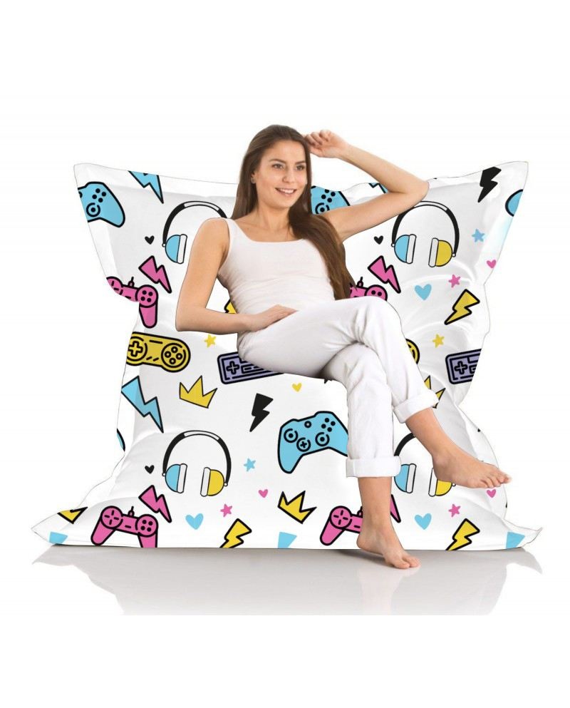 Fotoliu Puf Gradina, Dust blaze, UnicUtil, Culoarea Multicolor