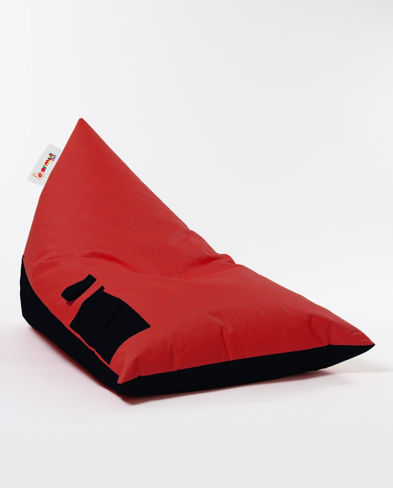 Fotoliu Puf Gradina, Thorn shell, UnicUtil, Culoarea Rosu Negru - 1 | YEO