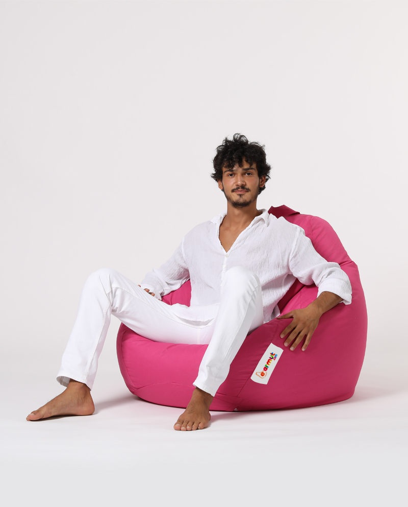 Fotoliu Puf Gradina, Wave thorn, UnicUtil, Culoarea Roz - 3 | YEO