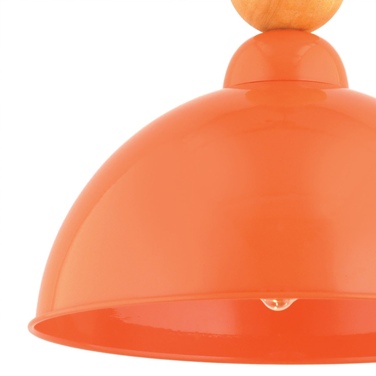 Lustra, Shell glow, UnicUtil, Culoarea Portocaliu - 4 | YEO