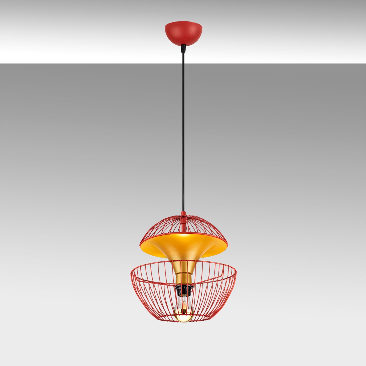 Lustra, Vine leaf, UnicUtil, Culoarea Rosu - 2 | YEO