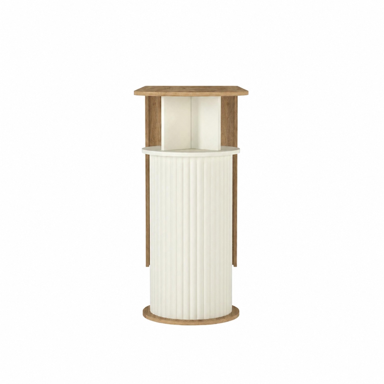 Masă bar Bohema din pal melaminat finisaj Moonstone – eleganță și funcționalitate pentru spații moderne, 150 x 51.6 x 101.8 cm - imagine 9