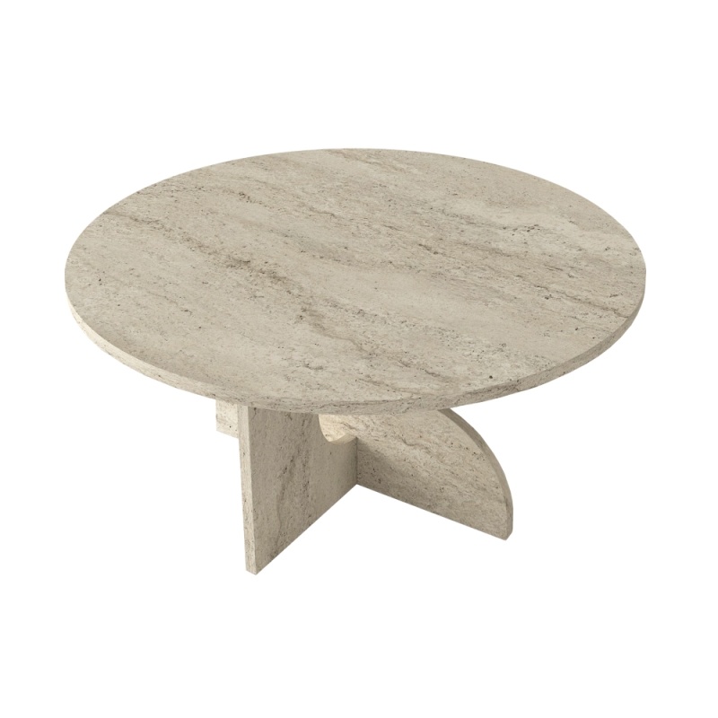 Masă de cafea, Mara Traverten, UnicUtil, Travertin - imagine 10