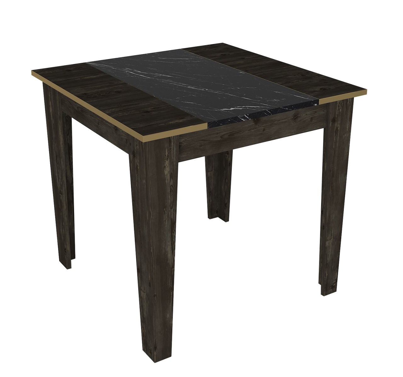 Masa dining, Compact View, UnicUtil, Negru-Marmura, UUMD10 - 3 | YEO