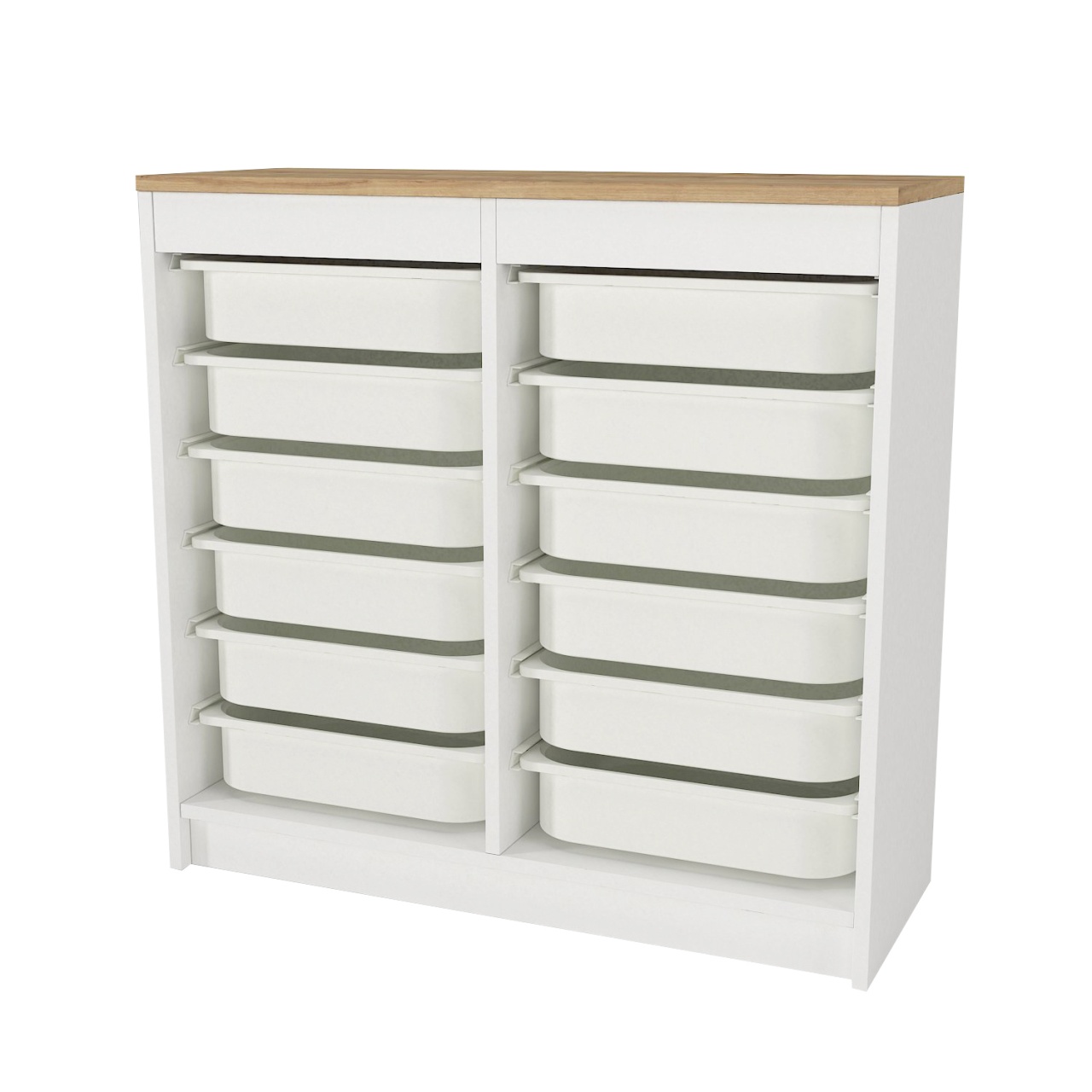Organizator, Compact Storage, UnicUtil, 89 x 34 x 85 cm, Alb-Maro - imagine 7