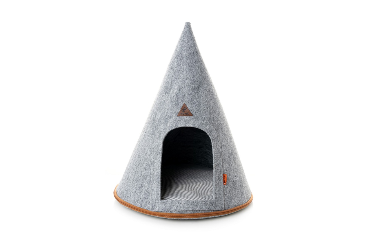 Pat animale companie, Leaf wave, UnicUtil, Culoarea Gri - 1 | YEO