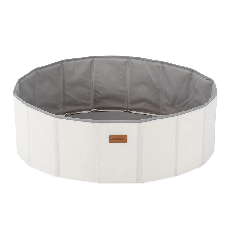 Piscina uscata pentru copii cu 90 bile de plastic, Leaf drift, UnicUtil, Culoarea Crem - view 4