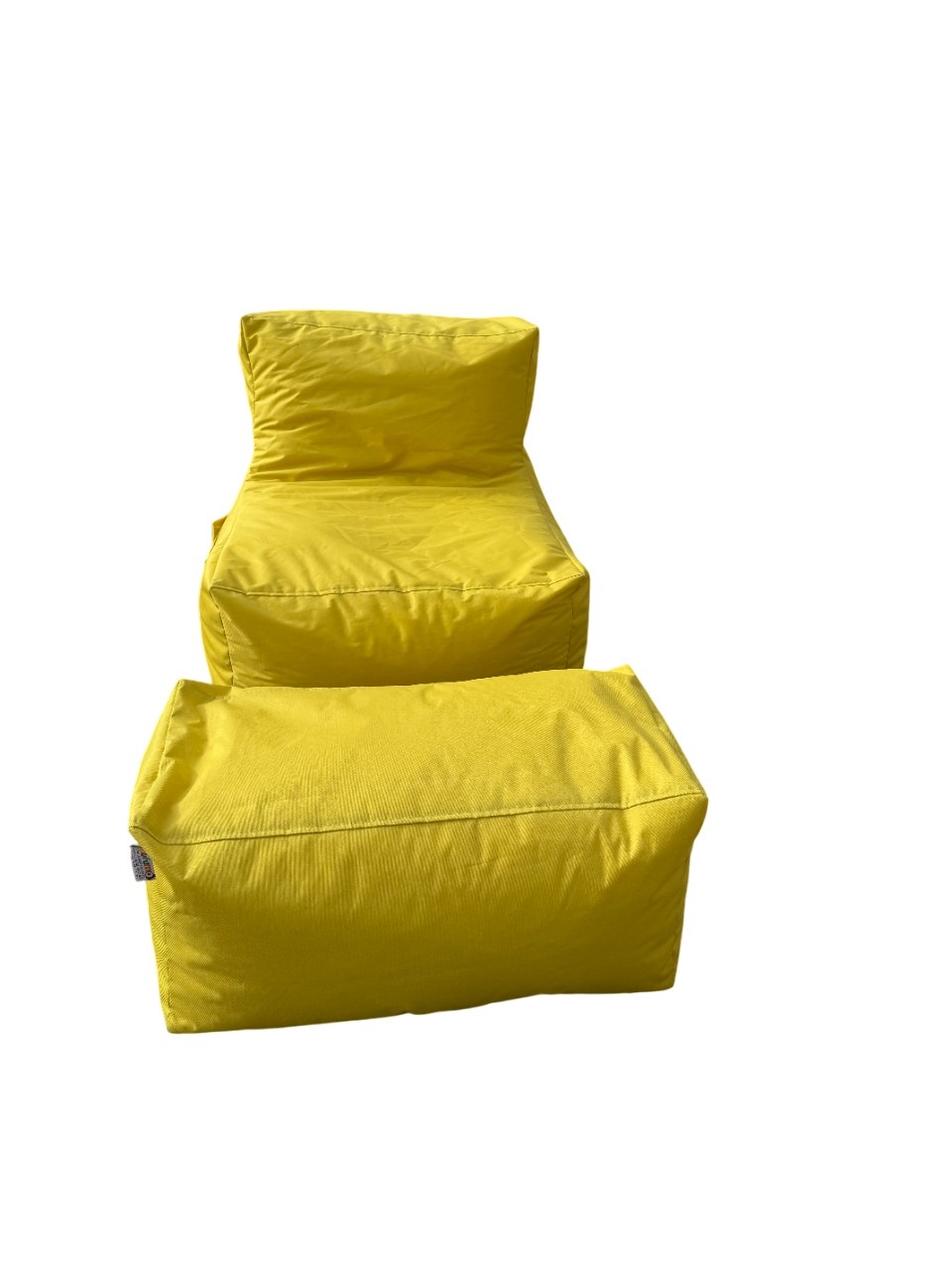 Set fotolii puf (2 Bucati), Vine bundle, UnicUtil, Culoarea Galben - 3 | YEO