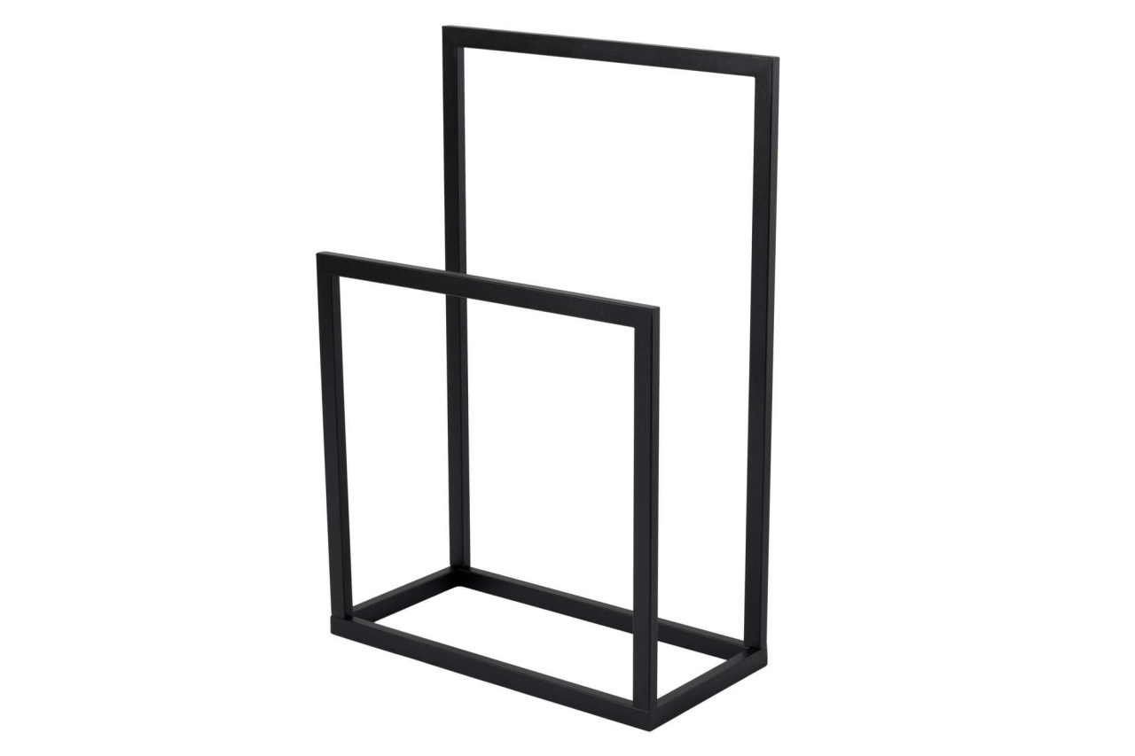 Suport prosoape, Ged 032, UnicUtil, Negru, 25 x 60 x 90 cm, 100% METAL - view 2