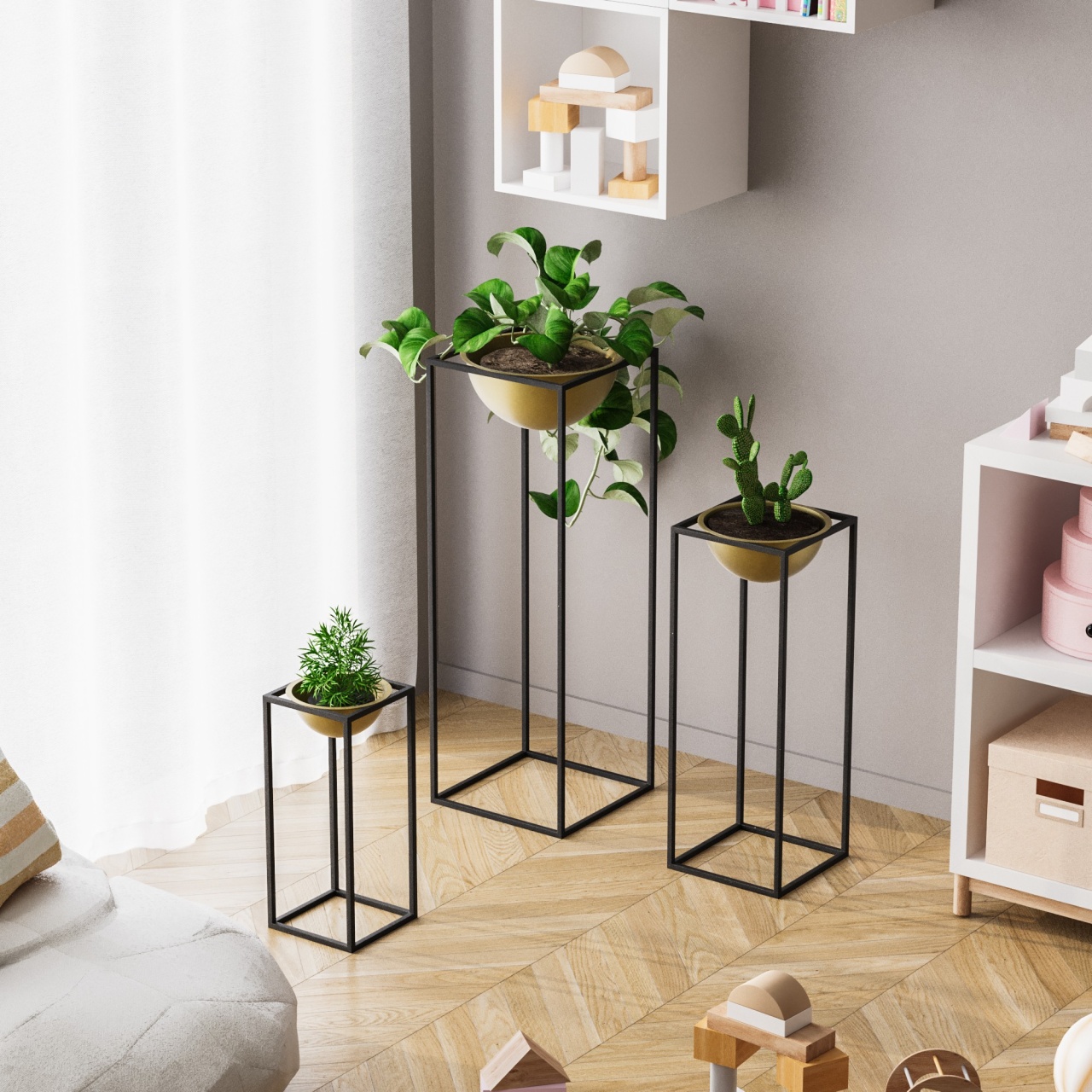 Vas Decorativ, Root drift, UnicUtil, Culoarea Negru Auriu - 2 | YEO
