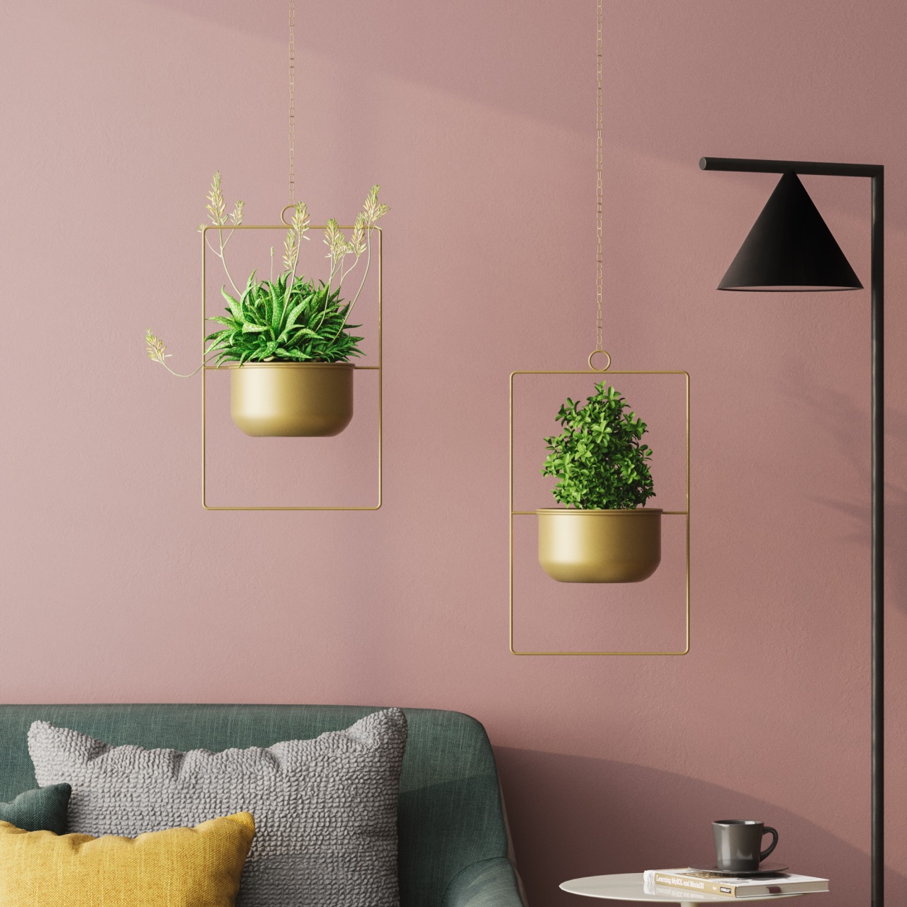 Vas Decorativ, Thorn leaf, UnicUtil, Culoarea Auriu - 3 | YEO
