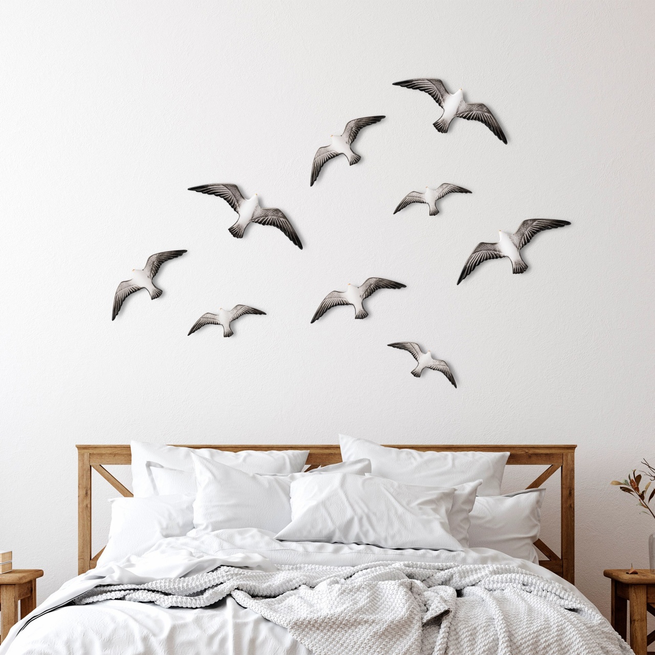Accesorii Decorative Perete, Dust flame, UnicUtil, Culoarea Alb Negru - 3 | YEO